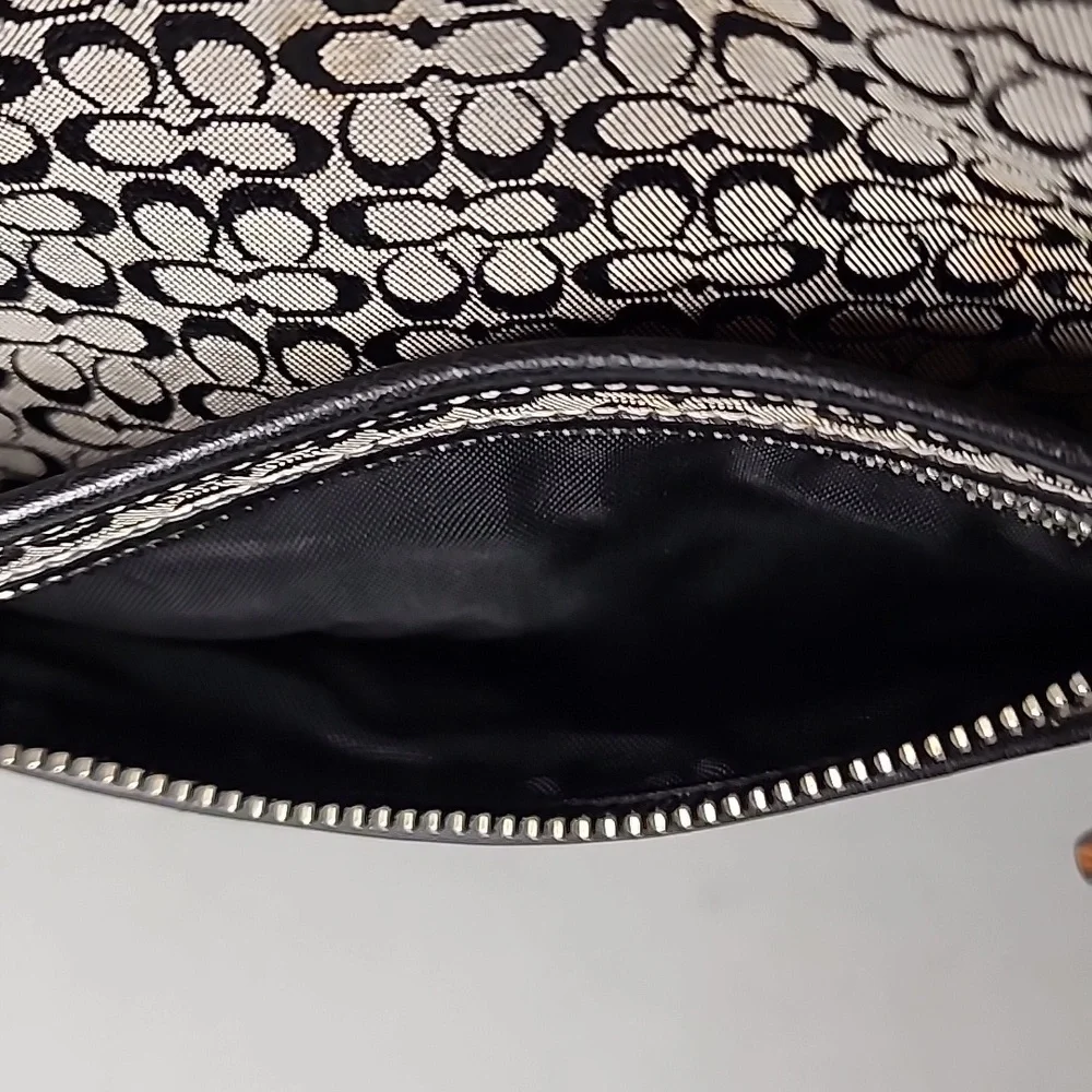 Coach Monogram Black Tote - Picture 9 of 12